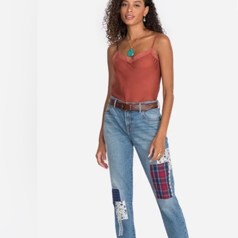 Johnny Was Amelia Patchwork Jeans - Sz. 32